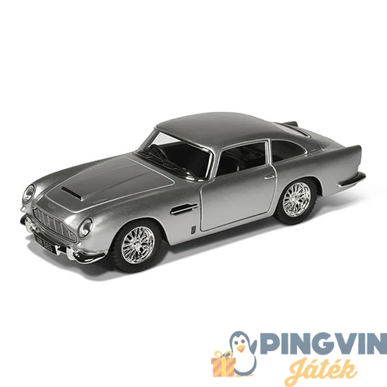 Kinsmart - Hátrahúzós Aston Martin fémautó 1/38-as