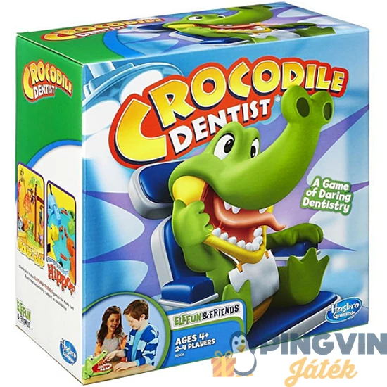 Krokodil fogászat társasjáték - Hasbro