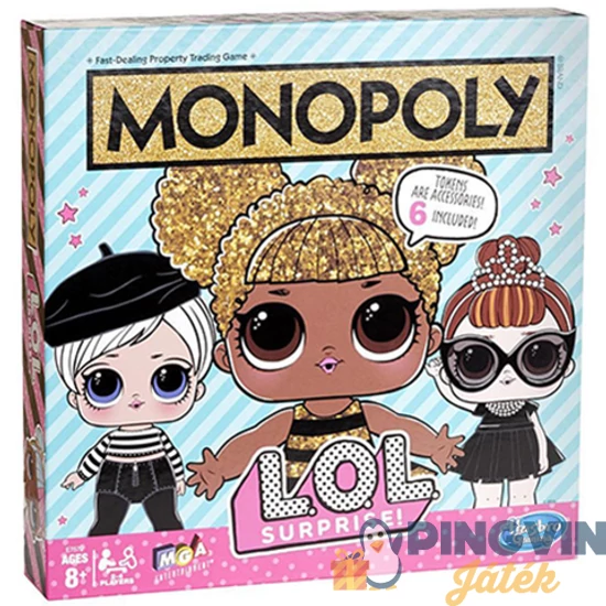 Hasbro - L.O.L. Surprise: Monopoly társasjáték (E75721020)