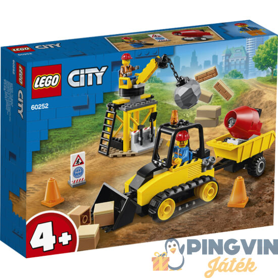LEGO® City Great Vehicles Építőipari buldózer 60252