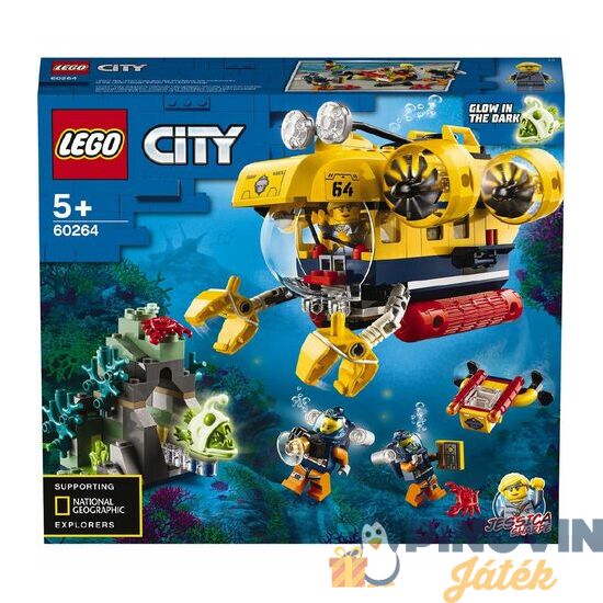 LEGO® City Oceans Óceáni kutató tengeralattjáró 60264