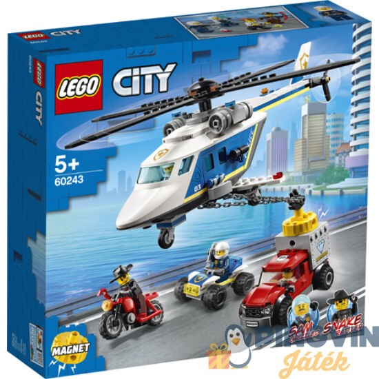 Lego City Police Rendőrségi helikopteres üldözés 60243