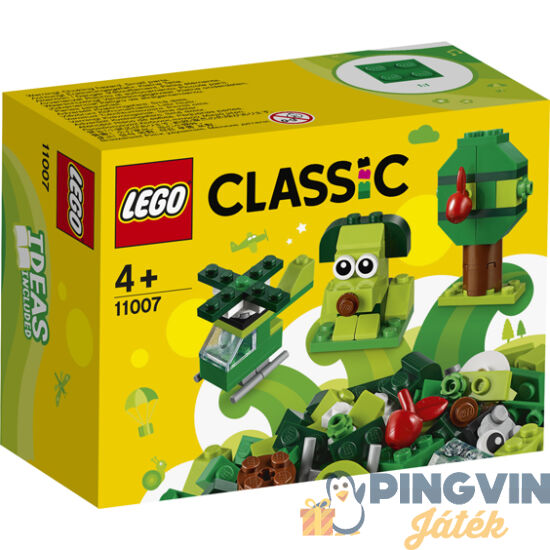 LEGO® Classic Kreatív zöld kockák 11007
