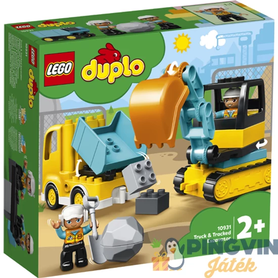 LEGO® Duplo Town Teherautó és lánctalpas exkavátor 10931