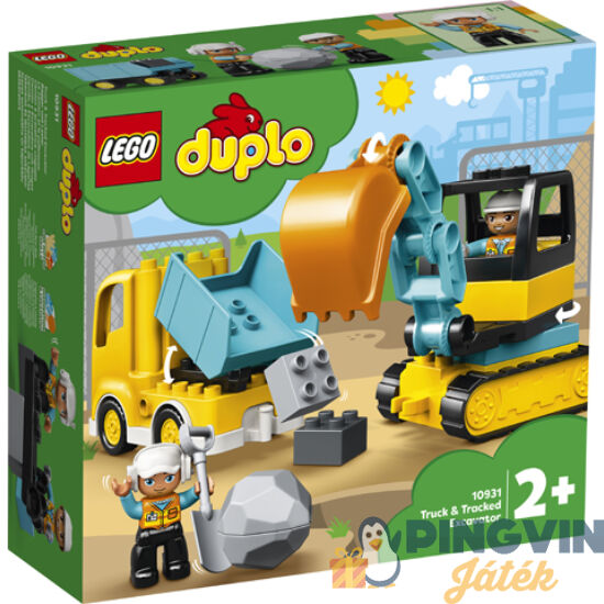 LEGO® Duplo Town Teherautó és lánctalpas exkavátor 10931