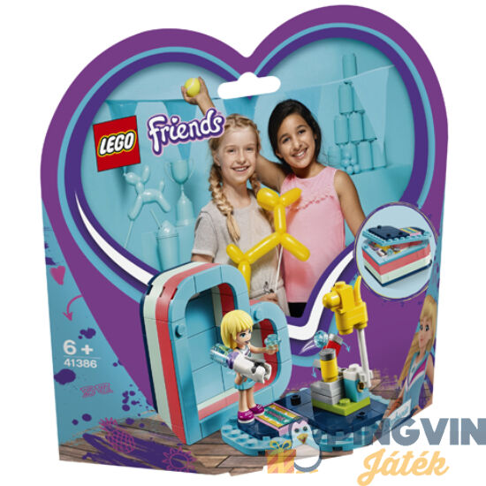 LEGO® Friends Stephanie nyári szív alakú doboza 41386