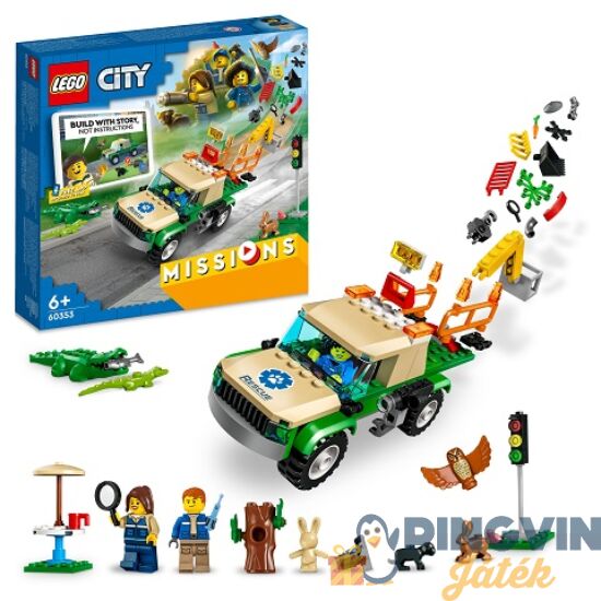 Lego City Missions Vadállatmentő küldetések 60353