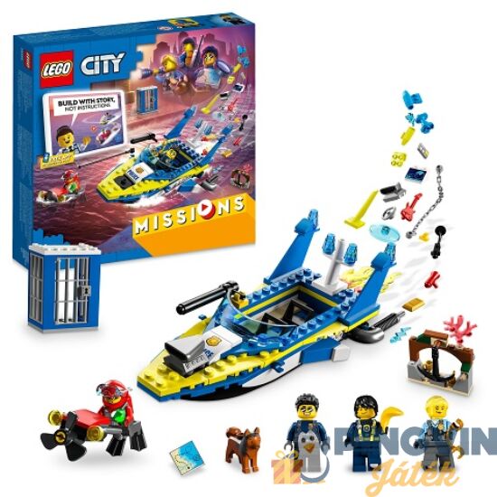 Lego City Missions Vízirendőrség nyomozói küldetés 60355