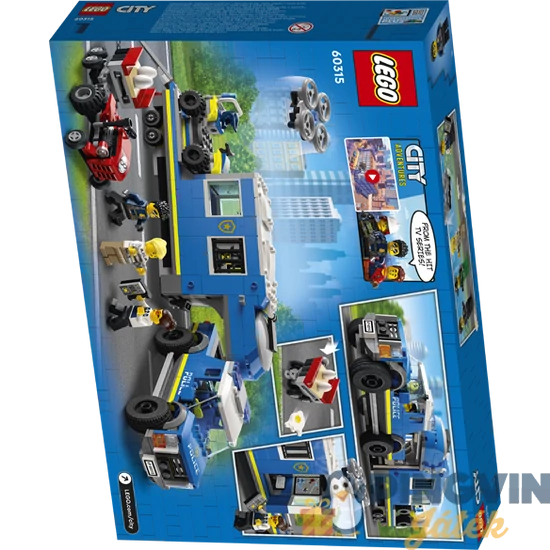Lego City Rendőrségi mobil parancsnoki kamion 60315