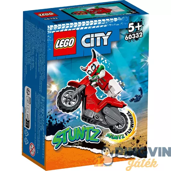 Lego City Stuntz Vakmerő skorpió kaszkadőr motorkerékpár  60332