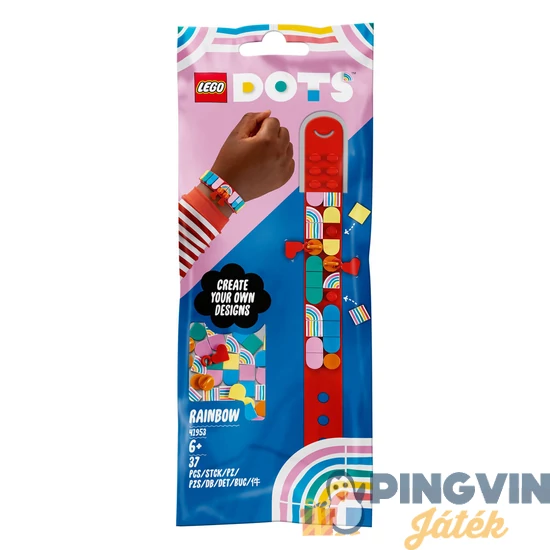 Lego Dots Szivárvány karkötő kiegészítőkkel 41953