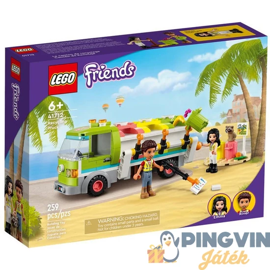Lego Friends Újrahasznosító teherautó 41712
