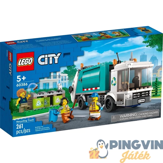 Lego City Szelektív kukásautó 60386