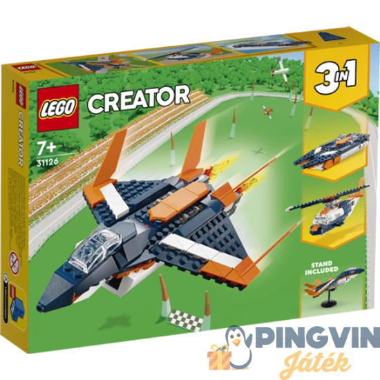 Lego Creator  Szuperszónikus repülőgép 31126