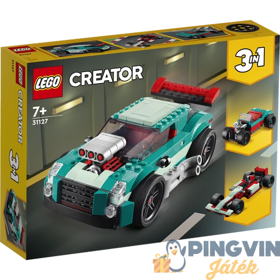 Lego Creator Utcai versenyautó 31127