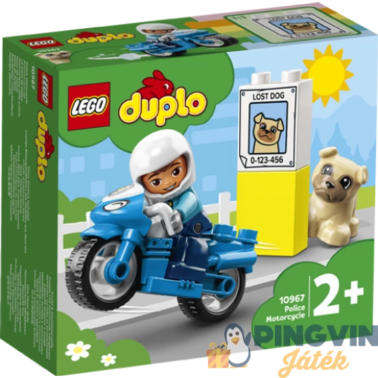 Lego Duplo Rendőrségi motorkerékpár 10967