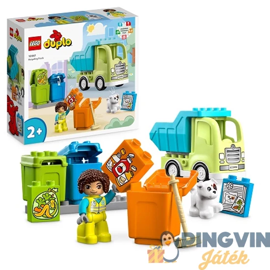 Lego Duplo Town Szelektív kukásautó 10987