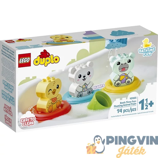 Lego Duplo Vidám fürdéshez úszó állatos vonat 10965