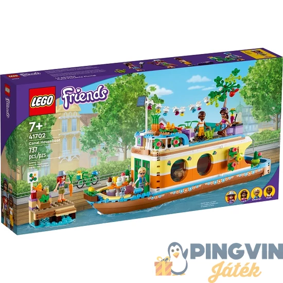 Lego Friends Lakóhajó a csatornán 41702