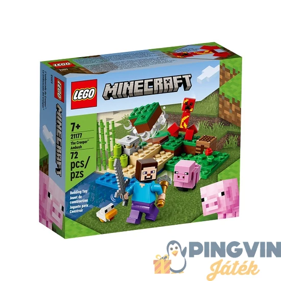 Lego Minecraft A Creeper rajtaütés 21177