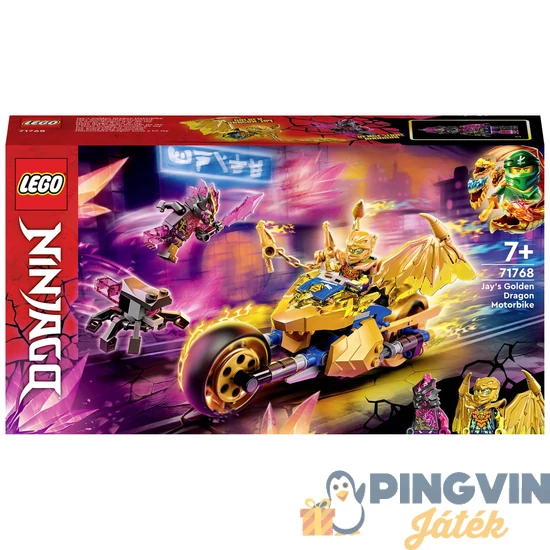 Lego Ninjago Jay aranysárkány motorja 71768