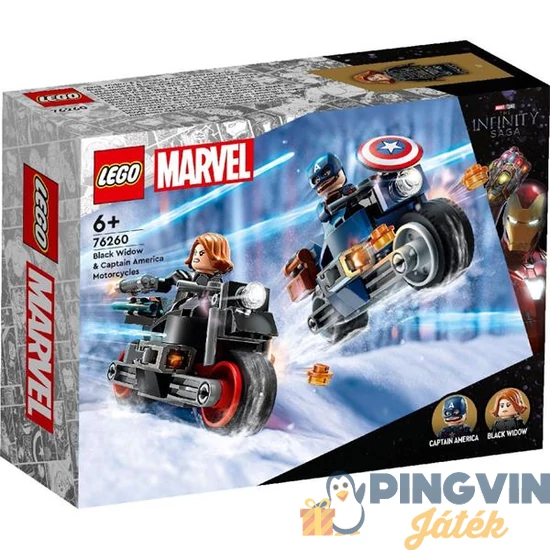 Lego Super Heroes Fekete Özvegy és Amerika Kapítány 76260