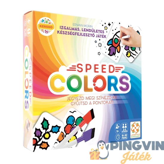 Alex Toys - Speed Colors társasjáték - Lifestyle (LS62845)