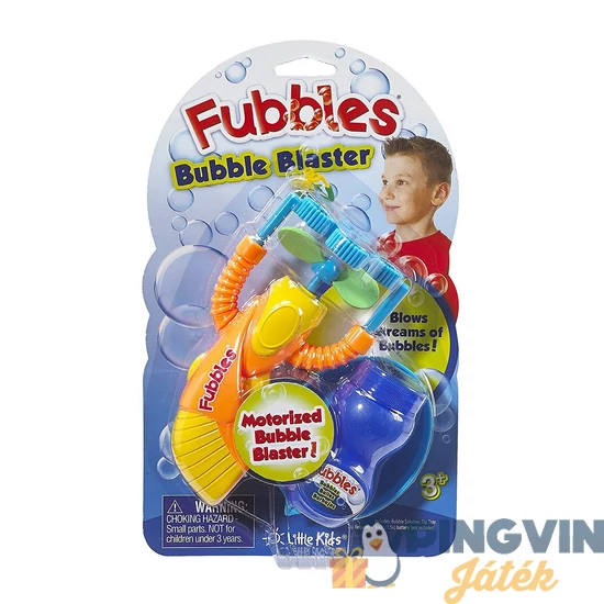 Little Kids - Fubbles, elemes, 4 csöves buborékfújó pisztoly 60 ml