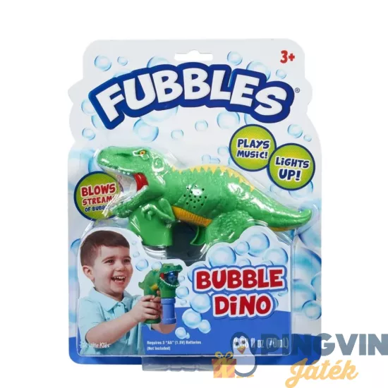 Little Kids - Fubbles, elemes buborékfújó dínó 70ml