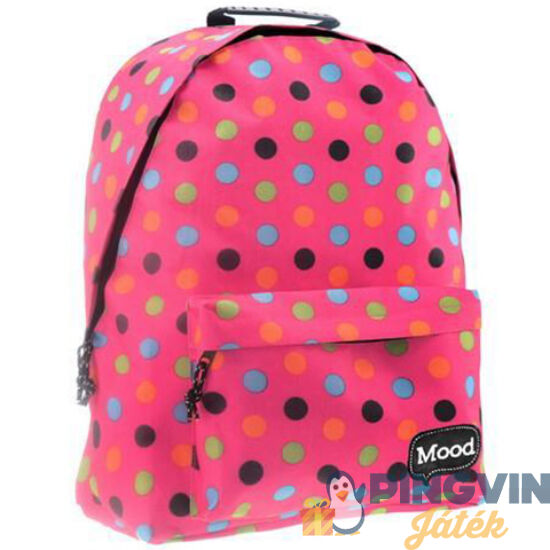 Luna - Mood Pink pöttyös Sigma iskolatáska, hátizsák 30x15x40cm (000580221)