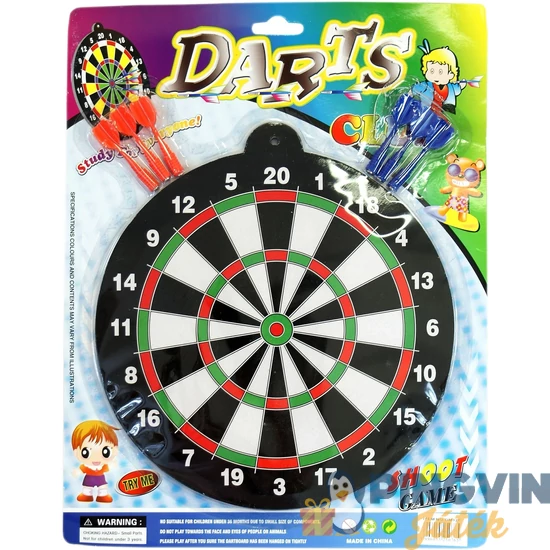 Mágneses darts tábla készlet - 29 cm