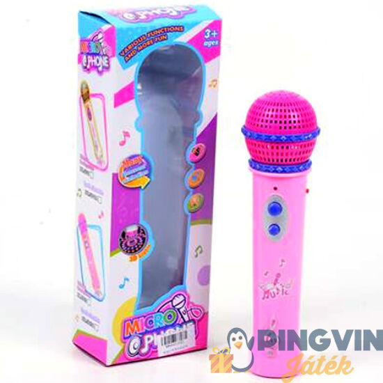 Magic Toys - Rózsaszín mikrofon hanggal (MKK451032)