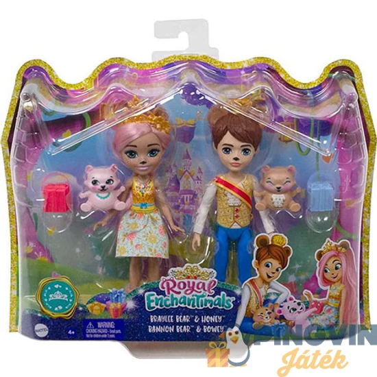 Mattel - Enchantimals Királyi medvepár (GYJ07)