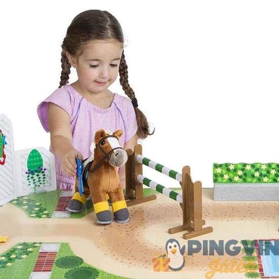 Melissa&Doug - Szerepjáték, Lovasiskola (30708)