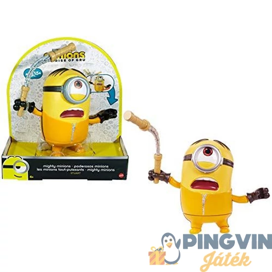 Minyonok 2. Akcióban Stuart 20cm-es figura GMF22 - Mattel