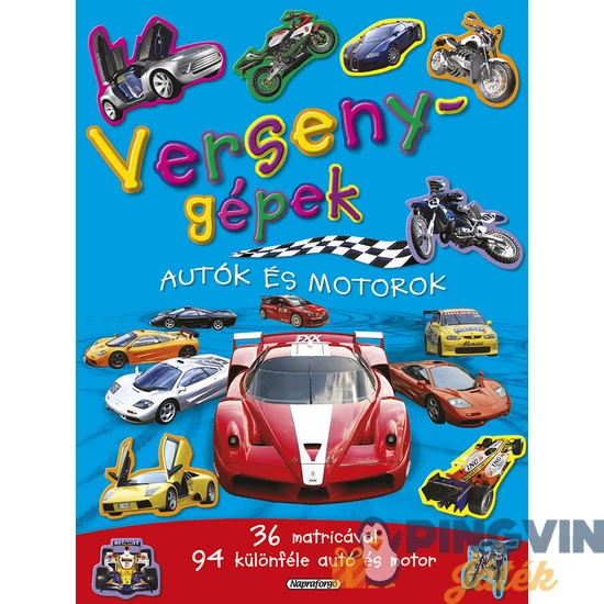 Mozgalmas matricásfuzet  Versenygépek
