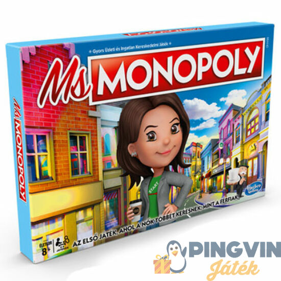 Hasbro - Ms Monopoly társasjáték (E8424)