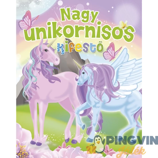 Nagy unikornisos kifestő