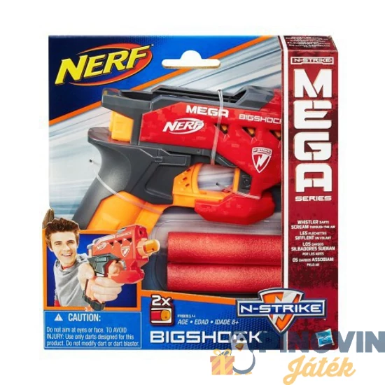 Hasbro - Nerf Mega Big Shock szivacslövő fegyver (A9314)