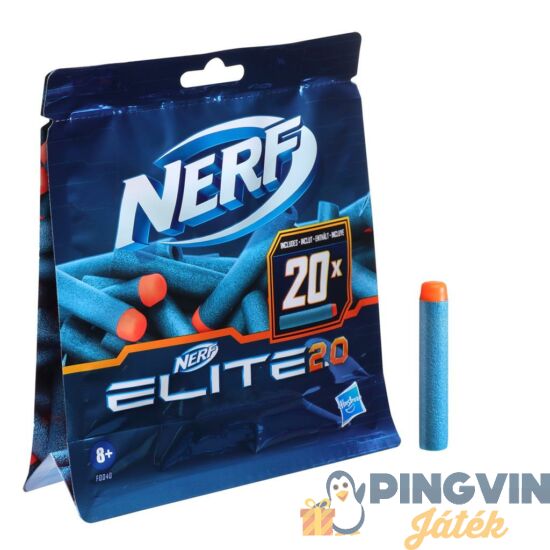 Nerf Elite 2,0 - 20db-os utántöltő szett (F0040)-Hasbro