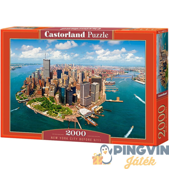 New York szeptember 11. előtt 2000db-os puzzle - Castorland