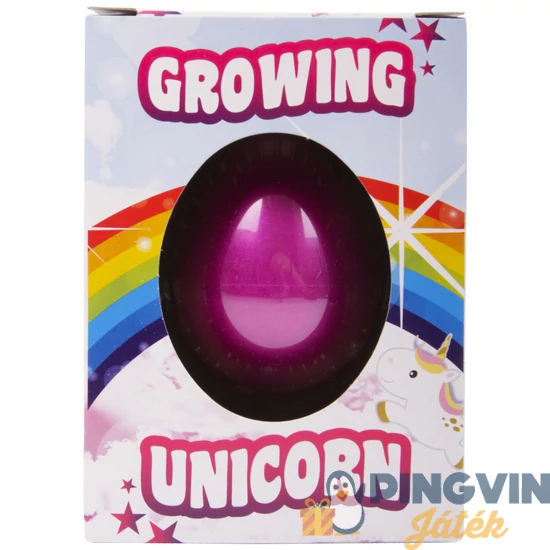 Növekvő unikornis tojásban 6cm