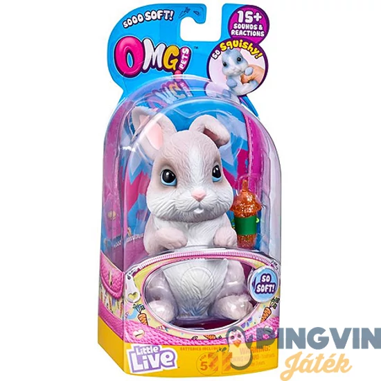 Moose Enterprise - OMG Pets: OMG Nyuszi szürke színben (26085/26173)