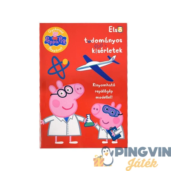 Peppa Tudományos kísérletek foglalkoztató füzet