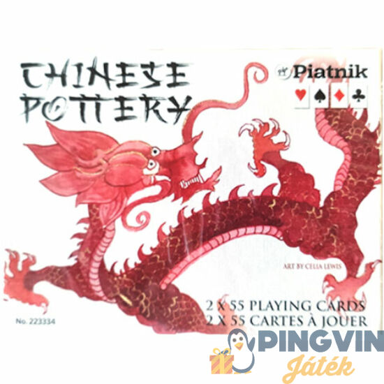 Piatnik - Luxus römi kártya-Chinese Pottery (223334)