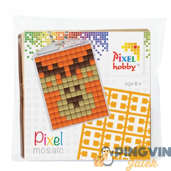 Pixel mini Szarvas kulcstartó-alaplap+ 3 szín 23003