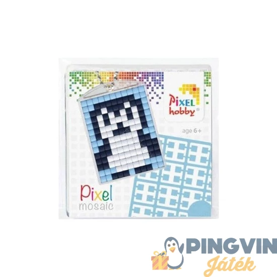 Pixel mini pingvin kulcstartó-alap+ 3 szín 23013