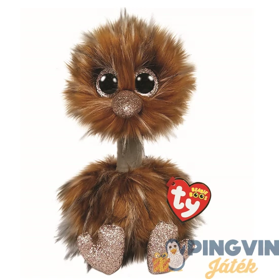 Plüss figura Beanie Boos Orson - barna strucc 24 cm-es