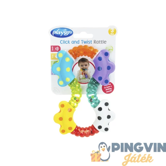 Playgro - Pattintsd, tekerd rágóka (0183192)