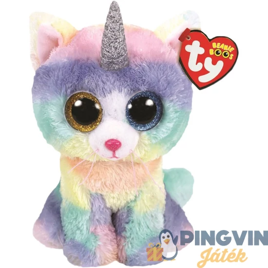 Beanie Boos 15 cm-es Heather 15 cm-es egyszarvú macska plüss